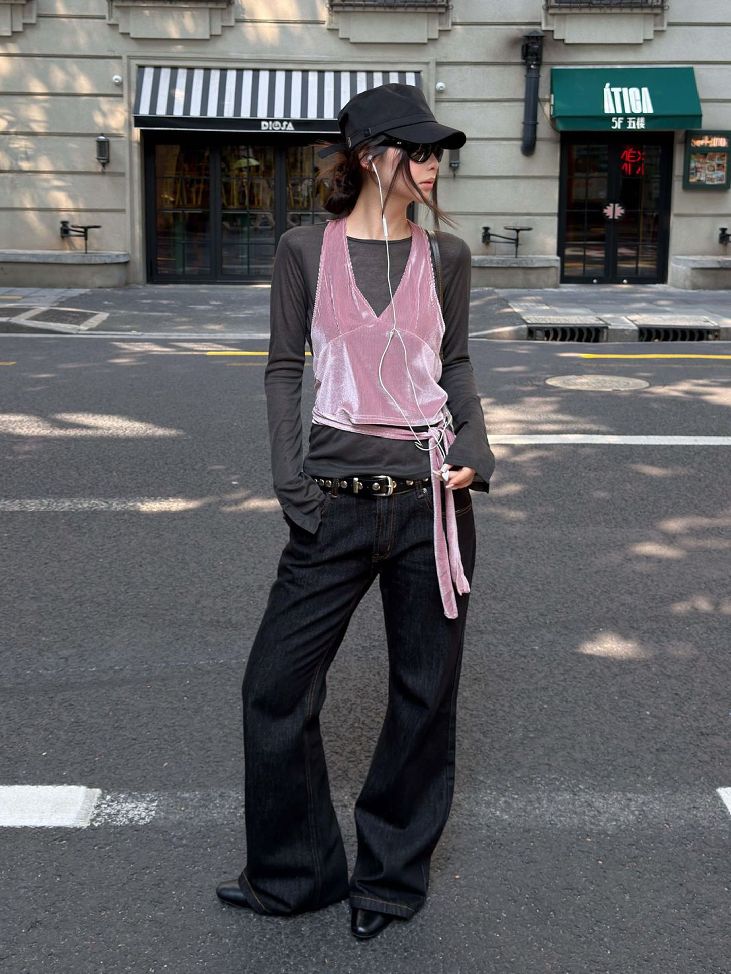 Vintage Low Rise Flare Jeans
