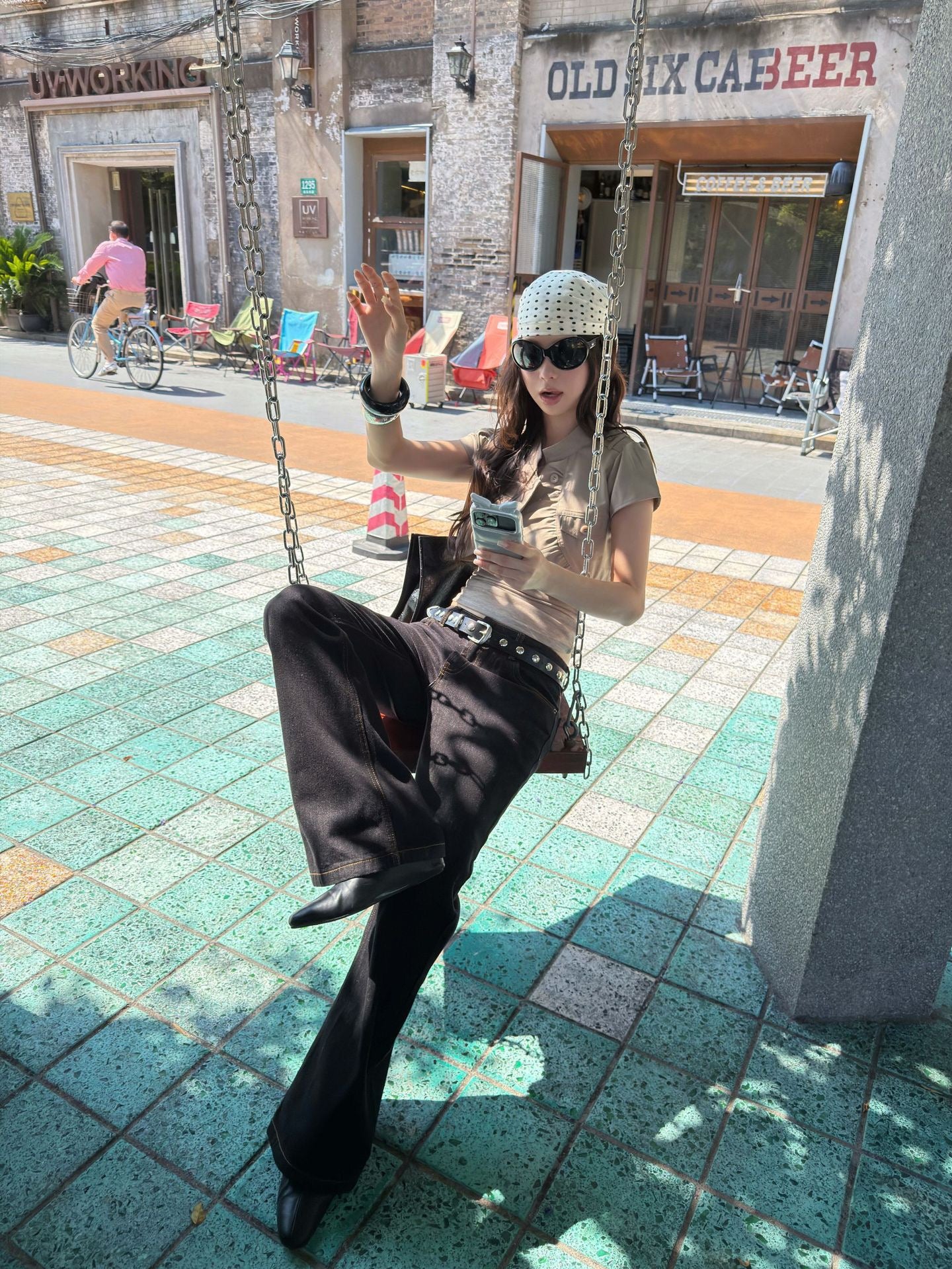 Vintage Low Rise Flare Jeans