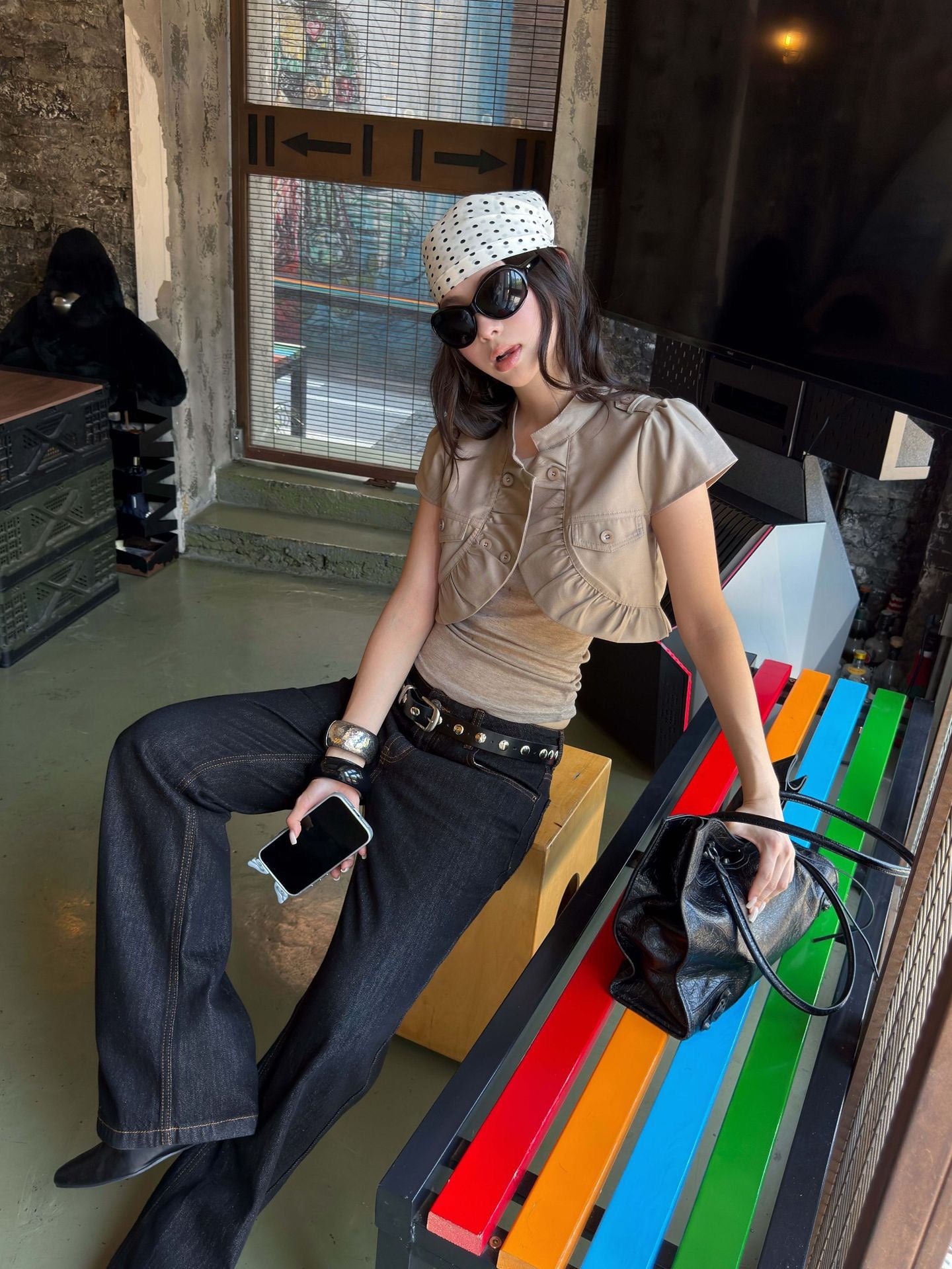 Vintage Low Rise Flare Jeans
